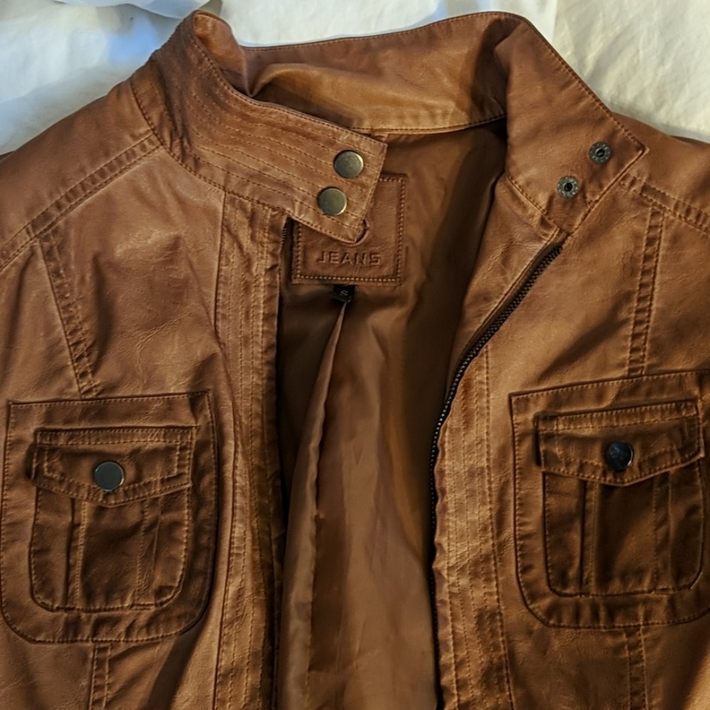 Faux leather jacket - Picture 2 of 5